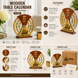 Corporate Wooden Desk <b>Calendar</b>-Personalized <b>Digital</b> Printing Promotional Gift for Mother's Day & Christmas - Product Image 3