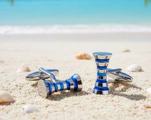 Mancuernillas Personalizadas de Lujo para Hombre |   Mancuernillas de Acero Inoxidable y Plata de Ley 925 |   Joyería al por mayor para puños de camisa de negocios y bodas - Product Image 4