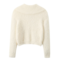 Cárdigan de Mujer para Otoño, Cuello en V, Manga Larga, Frente Abierto, Sólido, Informal, Transpirable, Alta Calidad, Servicio OEM al por Mayor