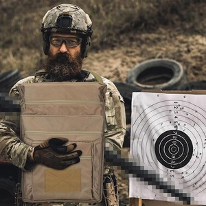 Sac de transport pour cibles de tir avec 3 poches zippées et pochette avant imperméable pour accessoires - Product Image 3