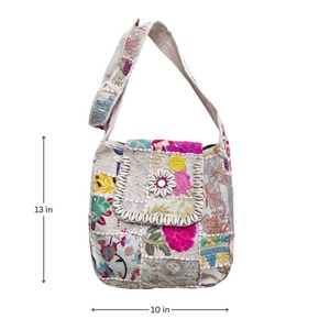Indian Exporter Noorja Kambhari Art <b>Patchwork</b> Shoulder Handmade Ethnic Style Designer Sling <b>Bag</b> Women Available At Best price - Product Image 6