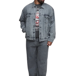 Chaqueta Vaquera para Hombre Talla Grande, Tela al por Mayor, Personalizable, Muestra Gratuita, Mejor Calidad - Product Image 4