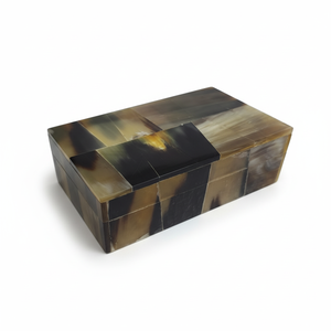 Caja Decorativa Hecha a Mano con Cuerno de Búfalo Natural, Caja de Almacenamiento con Grabado en Cuerno, Caja de Regalo Artesanal, Decoración para el Hogar de Estilo Vintage - Product Image 6