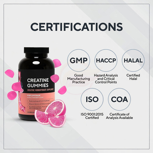 Private Label <b>Creatine</b> Gummies 5g Per Serving Chewable Supplement Bulk Supply - Product Image 2