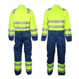 Combinaison en polyester ignifuge, vêtements de soudage en coton résistants aux flammes, pantalon de soudeur, combinaisons de soudage résistantes au feu - Product Image 1