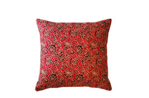 Funda de Cojín Rectangular Personalizable, 100% Algodón, Estampado a Mano, Diseño Étnico Indio Moderno, para Hotel - Product Image 2