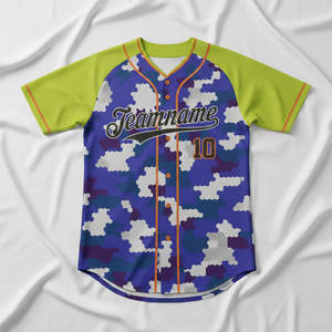Maillots de baseball et de softball personnalisés en sublimation, tissu respirant 100% polyester, t-shirt à manches courtes, haut de softball - Product Image 5