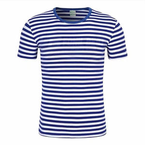 Camiseta de Hombre con Cinturón Cruzado, Estilo Marinero, Talla Grande, Alta Calidad, 100% Poliéster, Transpirable, Informal, Nueva, al por Mayor - Product Image 4