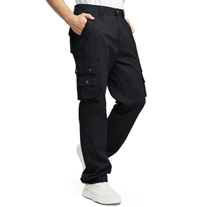 Pantalon Cargo Homme Luxe Minimaliste, Esthétique Épurée, Multi-Poches, Coupe Fuselée, Mode Urbaine Moderne - Product Image 1