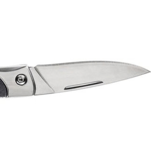 Couteaux de poche pliants noirs et argentés avec lame tranchante en acier inoxydable, manche ergonomique fin, outil utilitaire compact EDC pour l'extérieur - Product Image 2