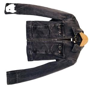 Chaqueta Vaquera Vintage Personalizada para Invierno, Estilo Formal y Casual, con Parches, Bordados y Decoración de Botones - Product Image 1