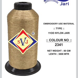 Fil de Zari professionnel flexible, fil de broderie textile lisse, filament de nylon 110D, haute uniformité, haute résistance à la traction - Product Image 1