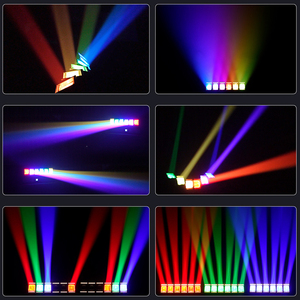 SHEHDS 6*60W RGBW LED Matrix Beam <b>Light</b> Pixel Control DMX512 RDM Moving Head <b>Light</b> for Theater Stage Club - Product Image 2