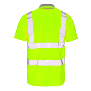 เสื้อกั๊กตาข่ายสีเหลืองสะท้อนแสงสำหรับผู้ใหญ่แอนซี่คลาส2 EN ISO Class 1ป้ายยี่ห้ออุตสาหกรรม - Product Image 6