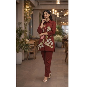 Luxurious Women's Co-ord Set Collection of Half Sleeve at Affordable Price Co-ord Sets Available for Office and Party Wear - Product Image 1