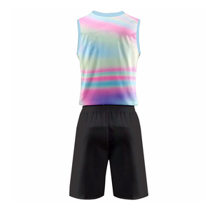 Custom Women Volleyball Training Jersey Set Sleeveless Sports Uniform Breathable Fabric - Product Image 3