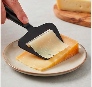 Stainless Steel <b>Cheese</b> Spatula <b>Set</b> With Sleek Black Finishing Elegant Cutlery For Wedding Home And Restaurant Serving - Product Image 5