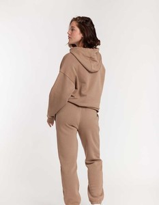 Conjunto Deportivo Personalizado para Mujer, Sudadera con Capucha Extra Grande de Mezcla de Algodón Premium, Pantalones Deportivos, Ropa Deportiva Informal Moderna para Calle y Tiempo Libre - Product Image 4