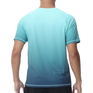 Men Rash Guard <b>Compression</b> T <b>Shirt</b> Short Sleeve UV Protection Swim <b>Shirt</b> Quick Dry High Quality OEM - Product Image 6