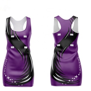 Uniforme Deportivo de Netball para Mujer, Tallas Grandes, Secado Rápido, Transpirable, Ajustado al Cuerpo, Conjunto de Vestido y Peto, Sublimado, Kit de Equipo Atlético - Product Image 2