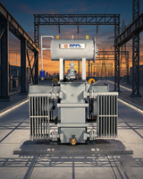 Transformateur de distribution haute performance 800 KVA refroidi à l'huile, tension nominale 20 KV 400V, 50 Hz, système de refroidissement ONAN ONAF