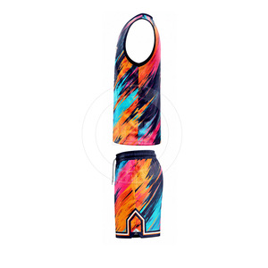 Uniforme de Baloncesto de Tela Transpirable Premium que Absorbe la Humedad, con Colores Personalizados del Equipo y Rápido Secado - Product Image 5