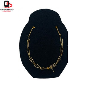 Badges brodés Zari de qualité supérieure avec épingle de sûreté, écologiques, personnalisables, embellissement au fil, design artistique pour vêtements - Product Image 3