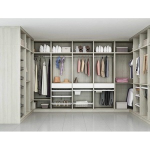 Armario Vestidor Personalizado, Sistema de Almacenamiento de Ropa para Dormitorio Blanco, Muebles CANA Modernos para Uso en Hoteles, Armario Abierto de Alta Calidad - Product Image 6