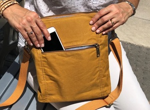 Navrit Creation Vintage Custom Male <b>Drawstring</b> Rucksack Hipster Style Canvas <b>Backpack</b> Two Pocket Cotton 20L Physiological Curve - Product Image 3