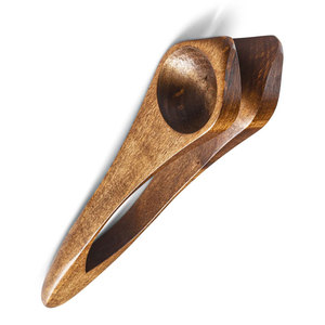 Cuillères musicales en bois, instrument de rythme traditionnel pour la danse folklorique, la musique country et les spectacles de rue - Product Image 1