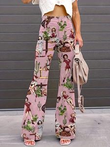 Casual High-Waist Sports Summer High-Waist <b>Trousers</b> Quick-Drying Wide-Leg Pants Breathable Loose-Fit Flat - Product Image 2