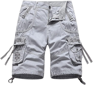 Pantalones Cortos Cargo de Camuflaje para Hombre, Diseño Moderno, de Algodón, con Diseño Personalizado, Estilo Casual, Diseño OEM - Product Image 3