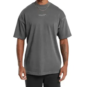 OEM man's T shirt Custom Logo Heavyweight Vintage Branded Breathable Quick dry Wholesale Short Sleeve man's T shirt unisex shirt