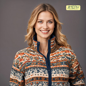 Vente en gros sur mesure Allemagne Haut en polaire tricotée pour femmes Impression bavaroise parfaite Hauts pour femmes Chandail et sweat-shirt pour l'hiver - Product Image 2