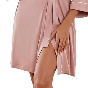 Robes de chambre en soie douces pour femmes, vêtements de nuit 100% soie de haute qualité, satin uni teint, vêtements pour femmes - Product Image 6