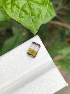 พลอยสามสีธรรมชาติอัญมณีแตงโมคริสตัลหินหลวมสำหรับทำเครื่องประดับและเก็บสะสม - Product Image 6
