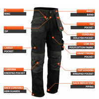 Pantalones de Trabajo de Alta Visibilidad Personalizados, Duraderos, con Múltiples Bolsillos, Ropa Industrial, Fabricante OEM de Pakistán, Suministro para Exportación