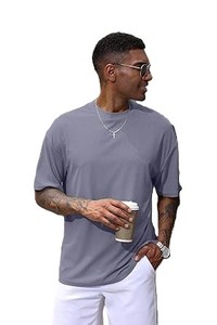 Camisetas sublimadas para hombre, unisex, de algodón, extragrandes, de alta calidad. - Product Image 2