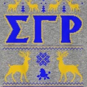 Custom Sigma Gamma Rho <b>Christmas</b> Crewneck <b>Sweatshirt</b> <b>Women's</b> Greek Sorority Ugly Holiday Sweater Warm Fleece Pullover Wholesale - Product Image 6
