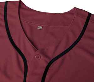 Uniforme de Béisbol de Buena Calidad, Nuevo Diseño, Manga Corta, 100% Poliéster, Personalizable, Ropa de Equipo, Precio Económico al por Mayor - Product Image 3