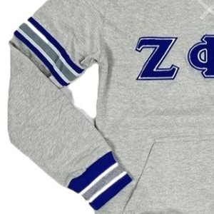 Sweat-shirt personnalisé grec Zeta Phi Beta Sorority and Fraternity avec broderie, pull décontracté - Product Image 4
