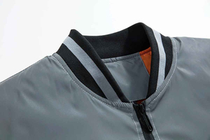Blouson Bomber Homme Printemps Coupe Ample Décontracté Style Baseball Coupe-Vent Universitaire - Product Image 6