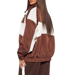 Nueva chaqueta cortavientos de moda para mujer, cuello con capucha de Color sólido, ropa de calle cómoda de alta calidad, ropa de verano de talla grande - Product Image 6