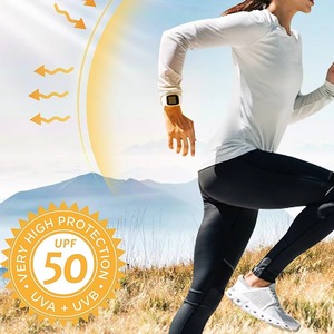 T-shirt de fitness pour femme, coupe moulante, haute élasticité, anti-transpiration, pour le yoga et l'entraînement, modèle vierge, vente en gros, direct usine OEM - Product Image 3