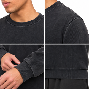 Sweat-shirt à capuche gris foncé personnalisé, coupe classique, couleur unie, décontracté, en coton tricoté, molleton bouclette, pour l'hiver, avec poche, séchage rapide, pour homme - Product Image 3