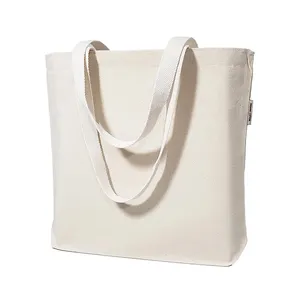 Werbeaktion individueller Logodruck Öko-Recycling-Baumwolltuch-Tote-Tasche für Damen einkaufen