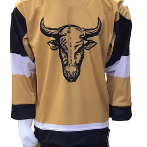 OEM Customized High Quality Regular Fit Ice Hockey <b>Practice</b> Jerseys Team Sublimation Uniforms for Hockey Players - Product Image 3