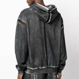 Nouveauté en promotion : Sweats à capuche d'hiver pour hommes 100 % polyester, logo uni sur le devant, tissu polaire respirant - Product Image 3