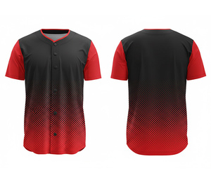 Camiseta de Béisbol Personalizada con Impresión por Sublimación a Todo Color, con Logotipo y Números Personalizados |   Base de Poliéster Transpirable - Product Image 1