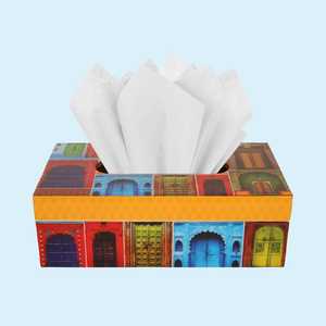 Porte-serviettes en MDF durable et écologique avec finition propre et élégante, 143 anneaux de serviette - Product Image 2